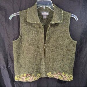 Women’s Woolrich Forest Green Vest